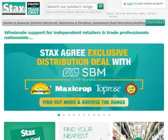 Staxtradecentres.co.uk(Leading UK Wholesaler & Trade Supplier) Screenshot