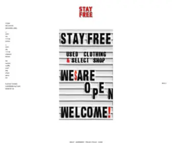 Stay-Free.co.kr(스테이프리) Screenshot