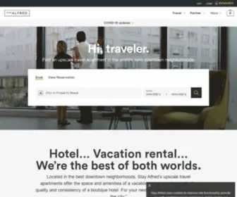 Stayalfred.com(Vacation Rentals) Screenshot