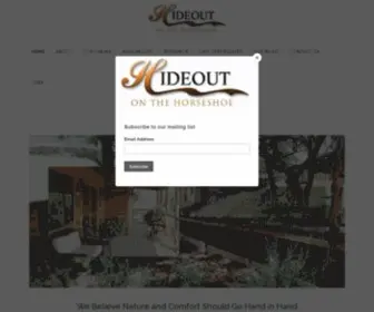 Stayandfloat.com(Hideout on the Horseshoe) Screenshot