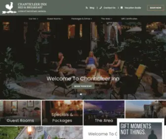 Stayatchanticleer.com(Chattanooga Bed & Breakfast in Lookout Mountain) Screenshot