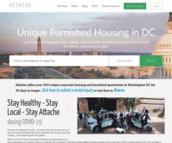 Stayattache.com(Furnished Housing Washington DC) Screenshot