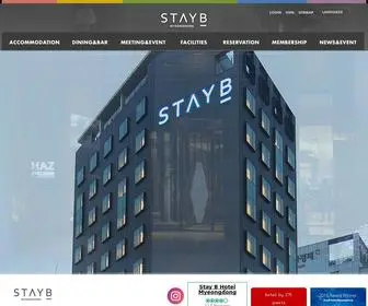 Staybhotel.com(STAYB MYEONGDONG) Screenshot