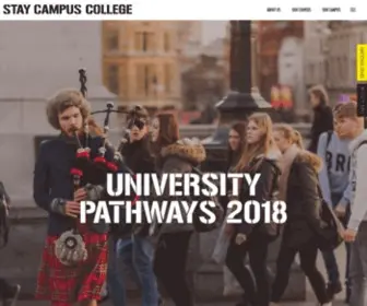 Staycampuscollege.com(Stay Campus London) Screenshot