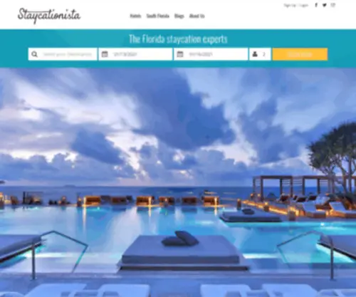 Staycationista.com(My Site) Screenshot