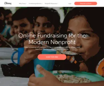 Stayclassy.org(Online Fundraising Software for Nonprofits) Screenshot