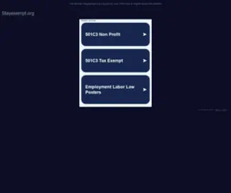 Stayexempt.org(Stayexempt) Screenshot