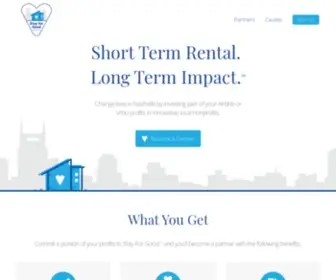 Stayforgood.co(Short Term Rental) Screenshot