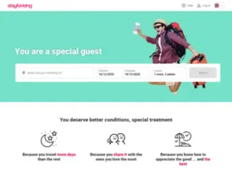 Stayforlong.co.uk(Hotel offers for 3 or more nights) Screenshot