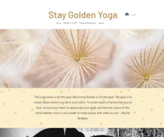 Staygoldenyoga.com(Stay Golden Yoga Meditation) Screenshot