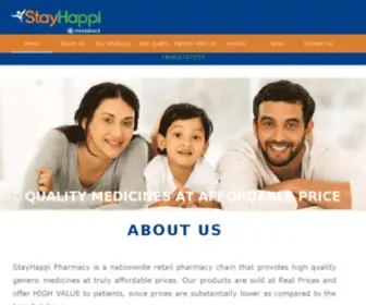 Stayhappi.com(Online Pharmacy Store in India) Screenshot