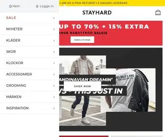 Stayhard.se(Mode & M) Screenshot