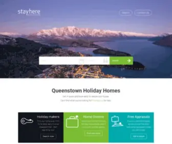 Stayhere.co.nz(Queenstown Holiday Homes) Screenshot