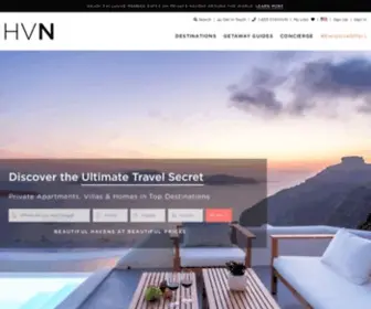 Stayhvn.com(HVN) Screenshot