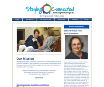 Stayingconnectedschh.org(Neighbors helping neighbors) Screenshot