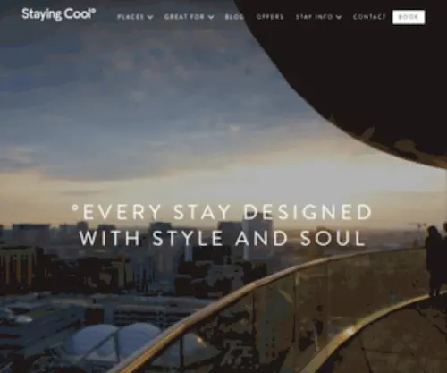 Stayingcool.com(Boutique Serviced Apartments in Birmingham) Screenshot