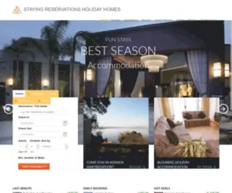 Stayingreservations.co.za(Staying Reservations Vacation Accommodation) Screenshot