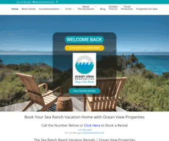 Stayinsearanch.com(The Sea Ranch) Screenshot