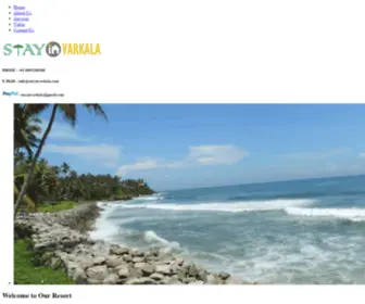 Stayinvarkala.com(Stay in Varkala) Screenshot