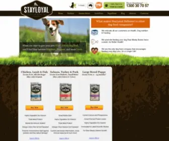 Stayloyal.com.au(Dog food online) Screenshot