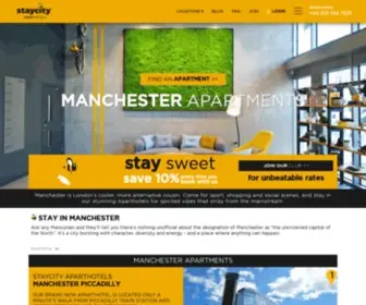 Staymanchester.com(Short Stay Apartments in Manchester) Screenshot