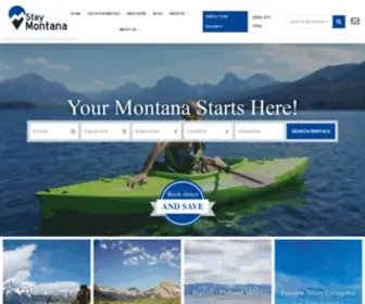 Staymontana.com(Montana, Bozeman & Big Sky Rentals) Screenshot