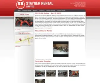 Staynerrental.com(Stayner Rental) Screenshot