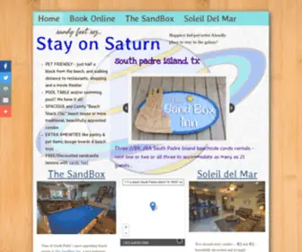 Stayonsaturn.com(Cheerful and unique beachside South Padre Island pet friendly rentals) Screenshot