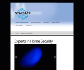 Staysafe.com.au(Experts in Home Security) Screenshot