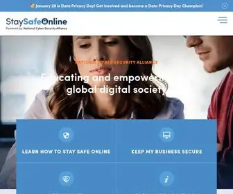Staysafeonline.org(National Cybersecurity Alliance) Screenshot