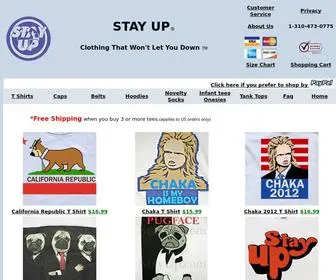 Stayup.com(Stay Up Clothing Line) Screenshot