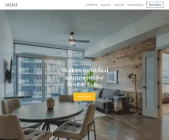 Staywithlocale.com(Seamless, Quality Flexible Living) Screenshot