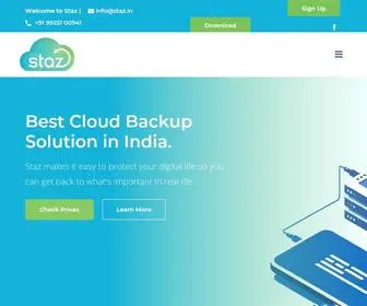 Staz.in(Staz Cloud Backup) Screenshot