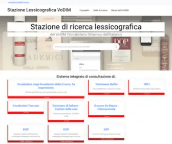 Stazionelessicografica.it(Stazione lessicografica) Screenshot