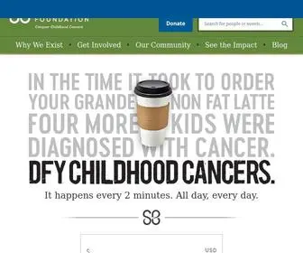 Stbaldricks.org(Childhood cancer foundation) Screenshot