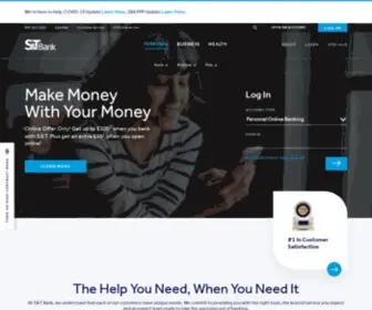 Stbank.com(S&T Bank) Screenshot