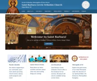 Stbarbaranj.org(Saint Barbara Greek Orthodox Church) Screenshot