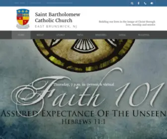 Stbartseb.com(Bartholomew Catholic Church) Screenshot