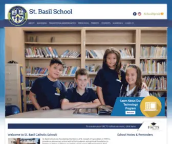 Stbasilschool.org(Vallejo, CA 94590) Screenshot