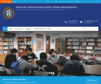 Stbayapariaba.ac.id(Promote Better Global Understanding Through Foreign Languages & Tourism) Screenshot