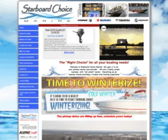 STBCM.com(Home Starboard Choice Marine Edwardsburg) Screenshot