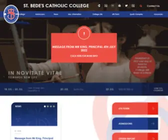 Stbedescc.org(Bede's Catholic College) Screenshot