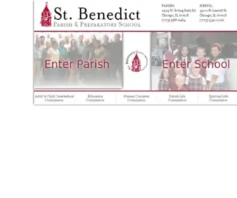 Stbenedict.com(Benedict Parish & Schools) Screenshot