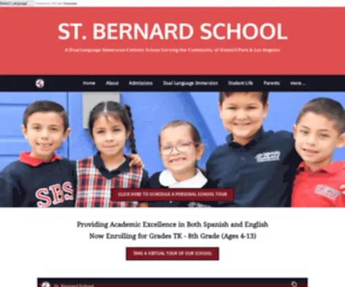 Stbernard-School.com(St. Bernard School) Screenshot
