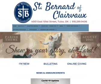 Stbernardstulsa.org(Stbernardstulsa) Screenshot