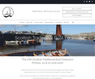 STBfportsoy.org(Scottish Traditional Boat Festival) Screenshot