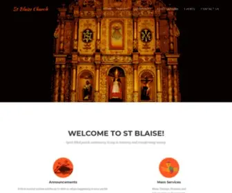 STblaiseamboli.org(St Blaise Church (Amboli) Screenshot