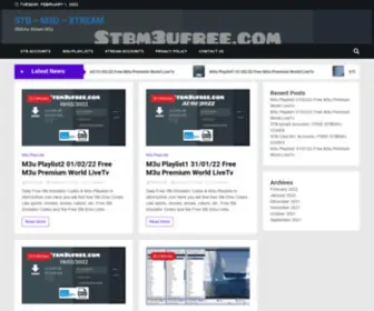 STBM3Ufree.com(All you need to watch Premium Live Tv With StbEmu Codes & M3u Playlists & Apk) Screenshot
