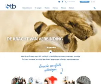 STB.nl(Eudonet Stb software verbindt uw bedrijfsprocessen) Screenshot