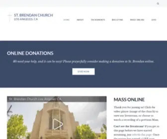 STbrendanchurch.org(Brendan Catholic Church) Screenshot